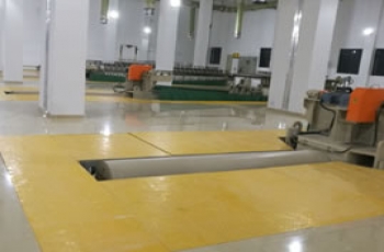 廣東深圳福田污水處理廠(chǎng)玻璃鋼格柵、蓋板安裝工程